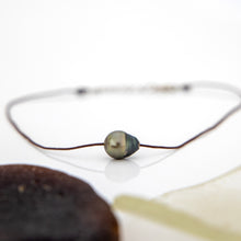 Load image into Gallery viewer, READY TO SHIP Civa Fiji Saltwater Pearl Unisex Necklace - 925 Sterling Silver &amp; Nylon FJD$
