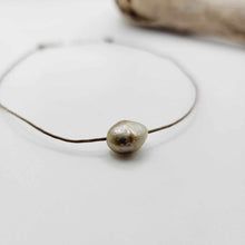 Load image into Gallery viewer, READY TO SHIP Civa Fiji Saltwater Pearl Unisex Necklace - 925 Sterling Silver &amp; Nylon FJD$
