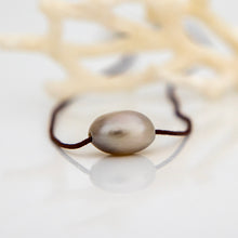 Load image into Gallery viewer, READY TO SHIP Civa Fiji Saltwater Pearl Unisex Necklace - 925 Sterling Silver &amp; Nylon FJD$
