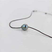 Load image into Gallery viewer, READY TO SHIP Civa Fiji Saltwater Pearl Unisex Necklace - 925 Sterling Silver &amp; Nylon FJD$
