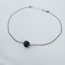 Load image into Gallery viewer, READY TO SHIP Civa Fiji Saltwater Pearl Unisex Necklace - 925 Sterling Silver &amp; Nylon FJD$
