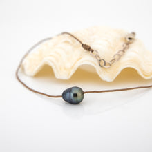Load image into Gallery viewer, READY TO SHIP Civa Fiji Saltwater Pearl Unisex Necklace - 925 Sterling Silver &amp; Nylon FJD$
