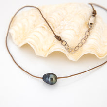 Load image into Gallery viewer, READY TO SHIP Civa Fiji Saltwater Pearl Unisex Necklace - 925 Sterling Silver &amp; Nylon FJD$
