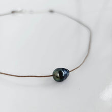 Load image into Gallery viewer, READY TO SHIP Civa Fiji Saltwater Pearl Unisex Necklace - 925 Sterling Silver &amp; Nylon FJD$
