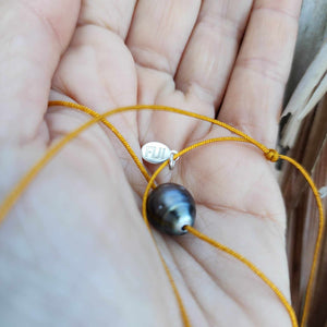 READY TO SHIP Civa Fiji Saltwater Pearl Unisex Necklace - Nylon FJD$