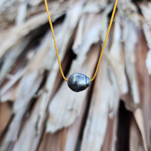 READY TO SHIP Civa Fiji Saltwater Pearl Unisex Necklace - Nylon FJD$