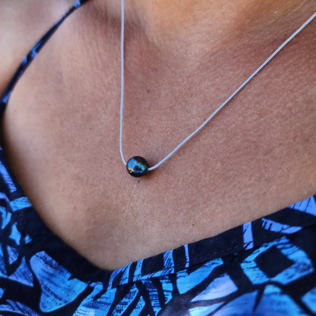 READY TO SHIP Civa Fiji Saltwater Pearl Unisex Necklace - Nylon FJD$