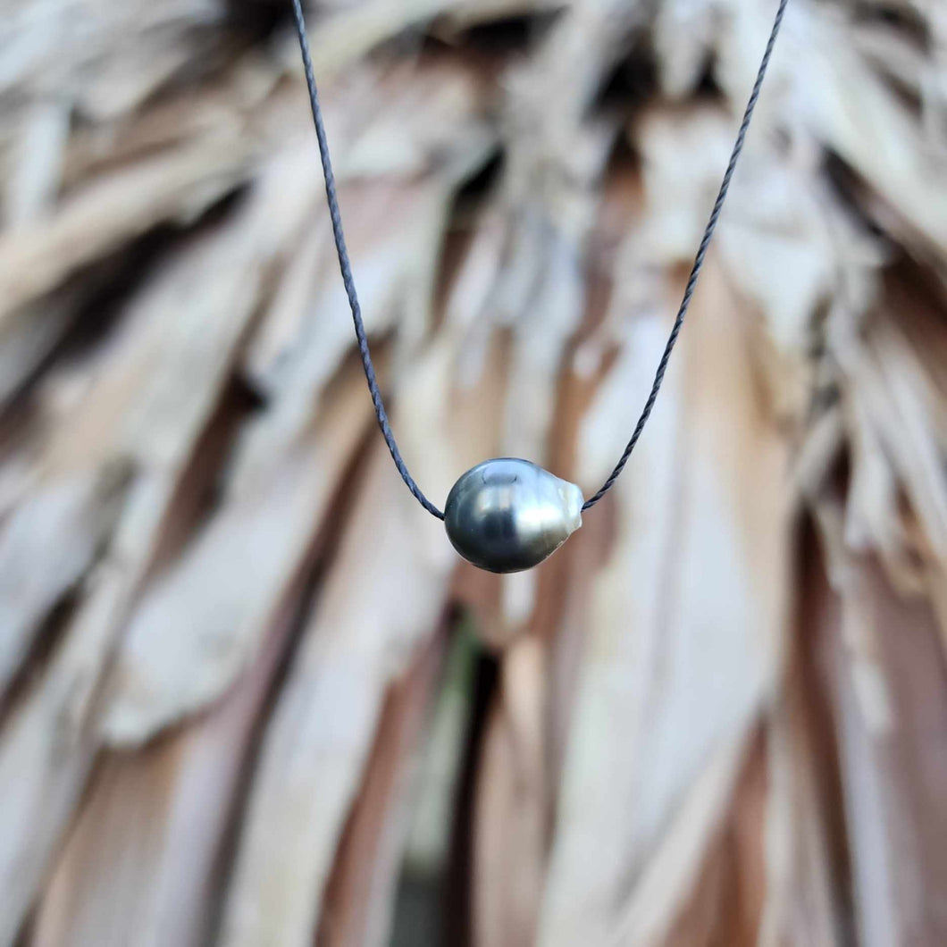 READY TO SHIP Civa Fiji Saltwater Pearl Unisex Necklace - Nylon FJD$
