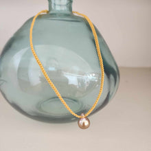 Load image into Gallery viewer, READY TO SHIP Unisex Civa Fiji Pearl Necklace - Nylon &amp; 925 Sterling Silver FJD$
