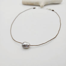 Load image into Gallery viewer, READY TO SHIP Civa Fiji Saltwater Pearl Unisex Necklace - 925 Sterling Silver &amp; Nylon FJD$
