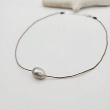 Load image into Gallery viewer, READY TO SHIP Civa Fiji Saltwater Pearl Unisex Necklace - 925 Sterling Silver &amp; Nylon FJD$
