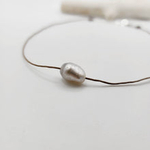 Load image into Gallery viewer, READY TO SHIP Civa Fiji Saltwater Pearl Unisex Necklace - 925 Sterling Silver &amp; Nylon FJD$
