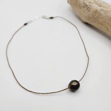 Load image into Gallery viewer, READY TO SHIP Civa Fiji Saltwater Pearl Unisex Necklace - 925 Sterling Silver &amp; Nylon FJD$
