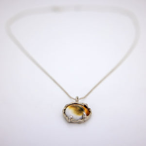 READY TO SHIP Free Flow Shell Necklace - 925 Sterling Silver l FJD$