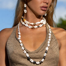 Load image into Gallery viewer, READY TO SHIP Pearl &amp; Shell Necklace - 925 Sterling Silver FJD$
