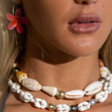 Load image into Gallery viewer, READY TO SHIP Pearl &amp; Shell Necklace - 925 Sterling Silver FJD$
