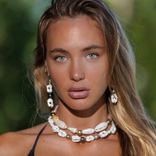 Load image into Gallery viewer, READY TO SHIP Pearl &amp; Shell Necklace - 925 Sterling Silver FJD$
