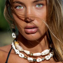 Load image into Gallery viewer, READY TO SHIP Pearl &amp; Shell Necklace - 925 Sterling Silver FJD$

