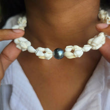 Load image into Gallery viewer, READY TO SHIP Civa Fiji Pearl &amp; Shell Necklace - 925 Sterling Silver FJD$
