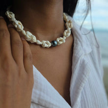 Load image into Gallery viewer, READY TO SHIP Civa Fiji Pearl &amp; Shell Necklace - 925 Sterling Silver FJD$
