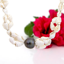 Load image into Gallery viewer, READY TO SHIP Civa Fiji Pearl &amp; Shell Necklace - 925 Sterling Silver FJD$
