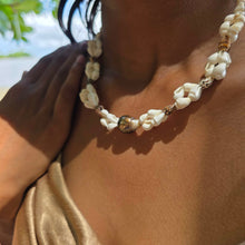 Load image into Gallery viewer, READY TO SHIP Civa Fiji Pearl &amp; Shell Necklace - 925 Sterling Silver FJD$
