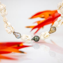 Load image into Gallery viewer, READY TO SHIP Civa Fiji Pearl Trio &amp; Shell Necklace - 925 Sterling Silver FJD$
