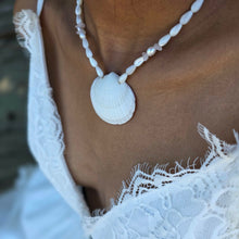 Load image into Gallery viewer, READY TO SHIP Freshwater Pearl &amp; Shell Necklace - 925 Sterling Silver FJD$
