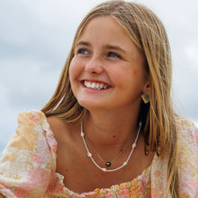 Load image into Gallery viewer, READY TO SHIP Bead &amp; Shell Choker Necklace - 925 Sterling Silver FJD$
