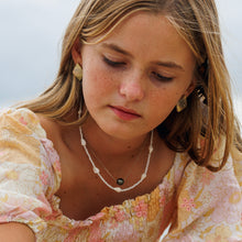 Load image into Gallery viewer, READY TO SHIP Bead &amp; Shell Choker Necklace - 925 Sterling Silver FJD$
