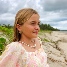 Load image into Gallery viewer, READY TO SHIP Bead &amp; Shell Choker Necklace - 925 Sterling Silver FJD$
