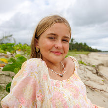 Load image into Gallery viewer, READY TO SHIP Bead &amp; Shell Choker Necklace - 925 Sterling Silver FJD$
