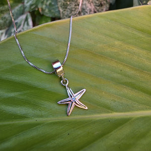 READY TO SHIP Starfish Charm Necklace - 925 Sterling Silver FJD$