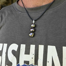 Load image into Gallery viewer, READY TO SHIP Unisex Civa Fiji Saltwater Pearl Trio Necklace - Rubber FJD$

