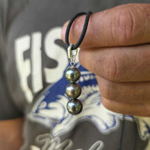Load image into Gallery viewer, READY TO SHIP Unisex Civa Fiji Saltwater Pearl Trio Necklace - Rubber FJD$
