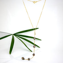 Load image into Gallery viewer, READY TO SHIP Fiji Saltwater Pearl Lariat Y-Necklace - 14k Gold Fill FJD$
