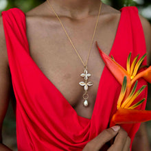Load image into Gallery viewer, READY TO SHIP Civa Fiji Saltwater Pearl &amp; Mother of Pearl Necklace - 14k Gold Fill FJD$
