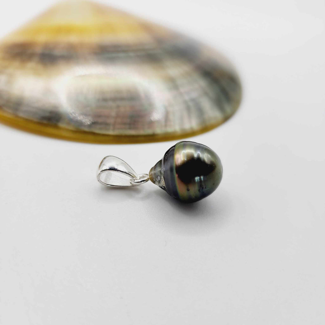 READY TO SHIP Civa Fiji Saltwater Pearl Pendant - 925 Sterling Silver FJD$