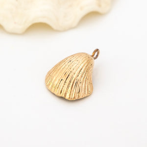 READY TO SHIP Cast Shell Pendant - 9k Solid Gold FJD$