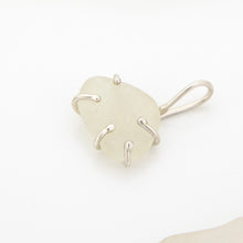 Load image into Gallery viewer, READY TO SHIP Claw Set Seaglass Pendant - 925 Sterling Silver FJD$
