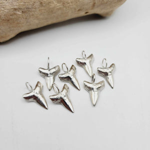 READY TO SHIP Bull Shark Tooth Pendant - 925 Sterling Silver FJD$