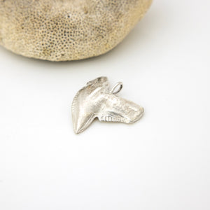 READY TO SHIP Tiger Shark Tooth Pendant - 925 Sterling Silver FJD$