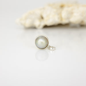 READY TO SHIP Civa Fiji Bezel Set Pearl Pendant - 925 Sterling Silver FJD$