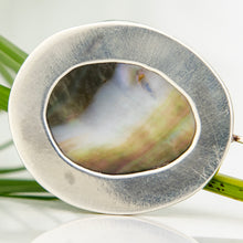 Load image into Gallery viewer, READY TO SHIP Bezel Set Mabe Pearl Pendant - 925 Sterling Silver FJD$
