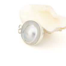 Load image into Gallery viewer, READY TO SHIP Bezel Set Mabe Pearl Pendant - 925 Sterling Silver FJD$

