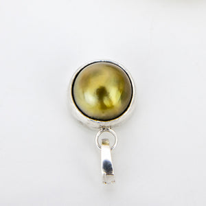 READY TO SHIP Civa Fiji Bezel Set Pearl Pendant - 925 Sterling Silver FJD$