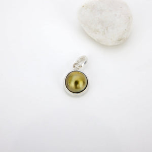 READY TO SHIP Civa Fiji Bezel Set Pearl Pendant - 925 Sterling Silver FJD$