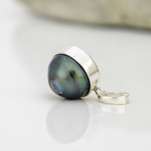 Load image into Gallery viewer, READY TO SHIP Civa Fiji Bezel Set Pearl Pendant - 925 Sterling Silver FJD$
