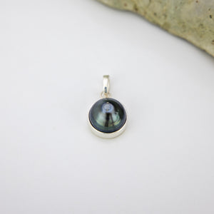 READY TO SHIP Civa Fiji Bezel Set Pearl Pendant - 925 Sterling Silver FJD$