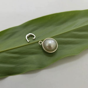 READY TO SHIP Civa Fiji Bezel Set Pearl Pendant - 925 Sterling Silver FJD$